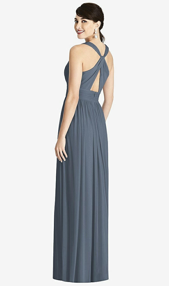 Back View - Silverstone Alfred Sung Bridesmaid Dress D744