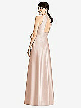 Rear View Thumbnail - Cameo Sleeveless Open-Back Pleated Skirt Dress with Pockets