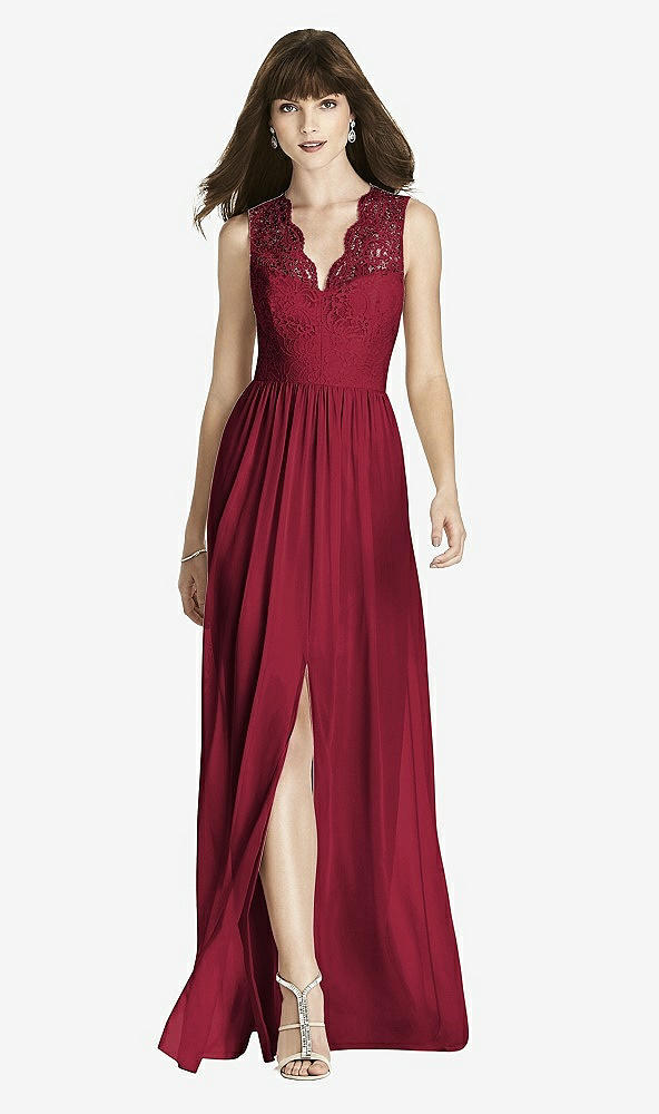Front View - Burgundy After Six Bridesmaid Dress 6774