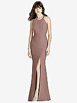 Front View Thumbnail - Sienna Criss Cross Open-Back Trumpet Gown
