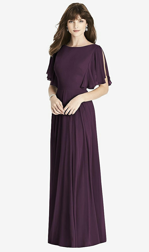 Front View - Aubergine After Six Bridesmaid Dress 6778