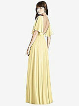 Rear View Thumbnail - Pale Yellow After Six Bridesmaid Dress 6778