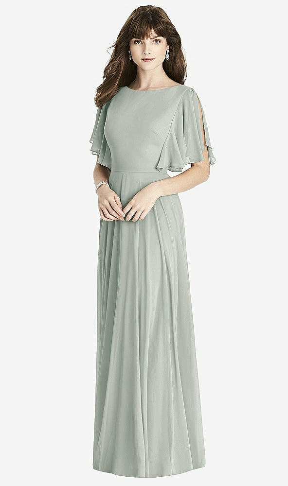 Front View - Willow Green After Six Bridesmaid Dress 6778