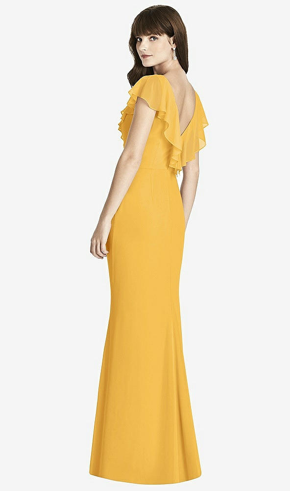 Back View - NYC Yellow After Six Bridesmaid Dress 6779
