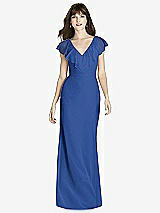 Front View Thumbnail - Classic Blue After Six Bridesmaid Dress 6779