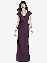 Front View Thumbnail - Aubergine After Six Bridesmaid Dress 6779