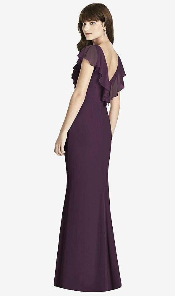 Back View - Aubergine After Six Bridesmaid Dress 6779