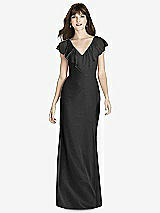 Front View Thumbnail - Black After Six Bridesmaid Dress 6779