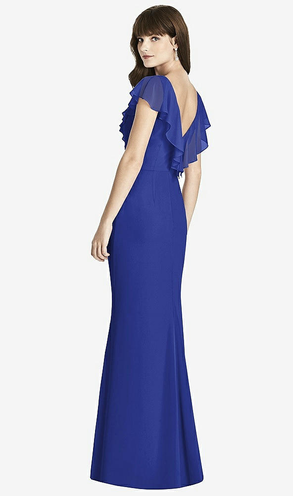 Back View - Cobalt Blue After Six Bridesmaid Dress 6779