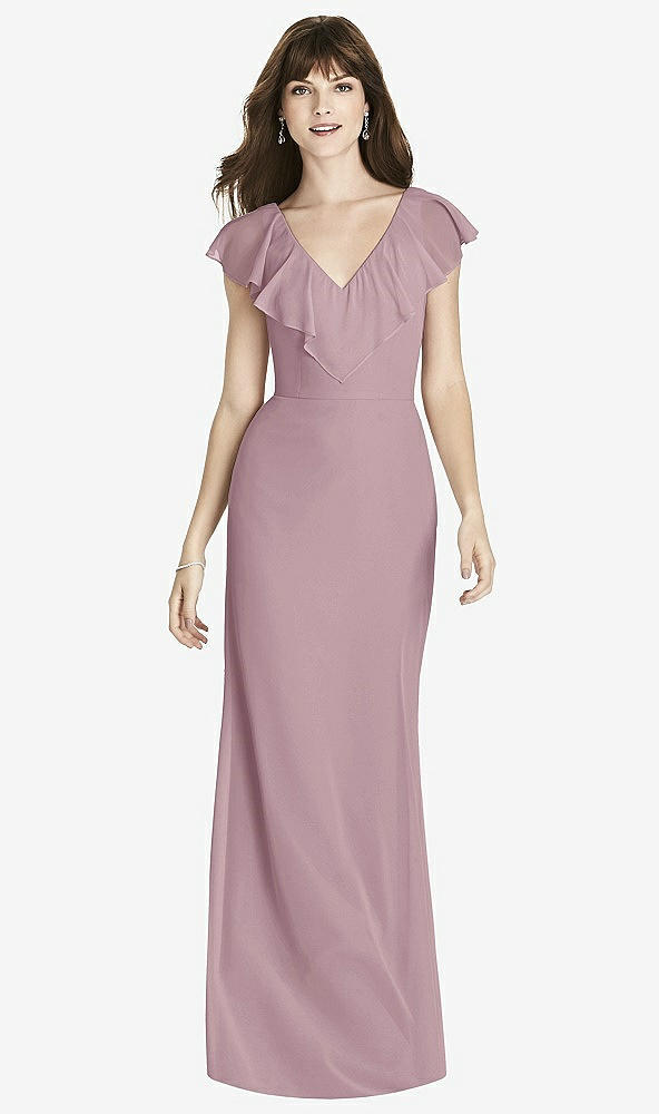 Front View - Dusty Rose After Six Bridesmaid Dress 6779