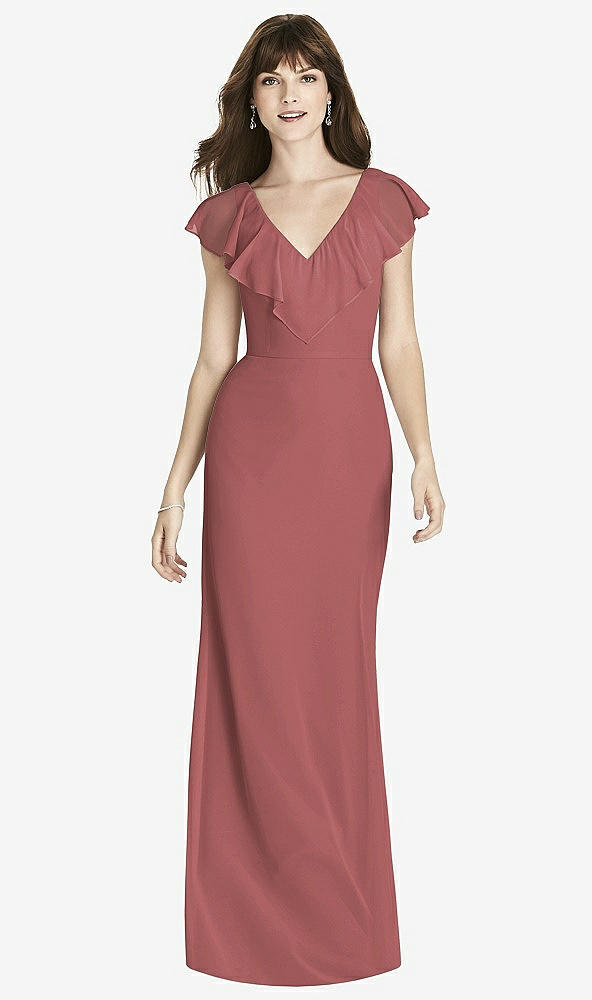 Front View - English Rose After Six Bridesmaid Dress 6779
