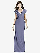 Front View Thumbnail - French Blue After Six Bridesmaid Dress 6779