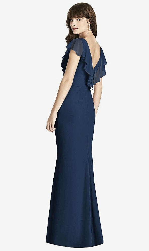 Back View - Midnight Navy After Six Bridesmaid Dress 6779