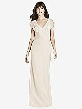 Front View Thumbnail - Oat After Six Bridesmaid Dress 6779