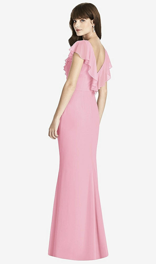 Back View - Peony Pink After Six Bridesmaid Dress 6779
