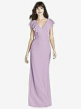 Front View Thumbnail - Pale Purple After Six Bridesmaid Dress 6779