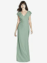 Front View Thumbnail - Seagrass After Six Bridesmaid Dress 6779