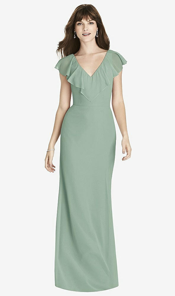 Front View - Seagrass After Six Bridesmaid Dress 6779