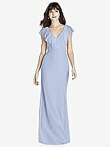 Front View Thumbnail - Sky Blue After Six Bridesmaid Dress 6779