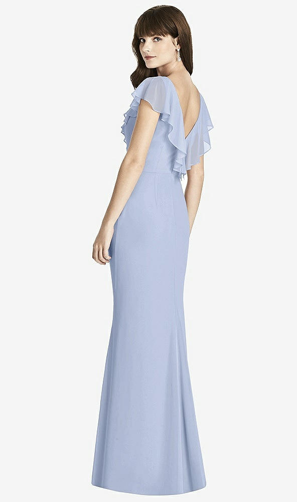 Back View - Sky Blue After Six Bridesmaid Dress 6779