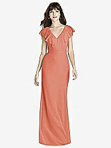 Front View Thumbnail - Terracotta Copper After Six Bridesmaid Dress 6779