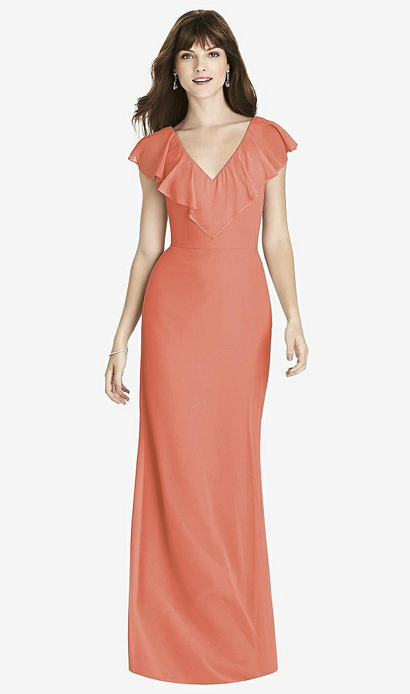 Front View - Terracotta Copper After Six Bridesmaid Dress 6779