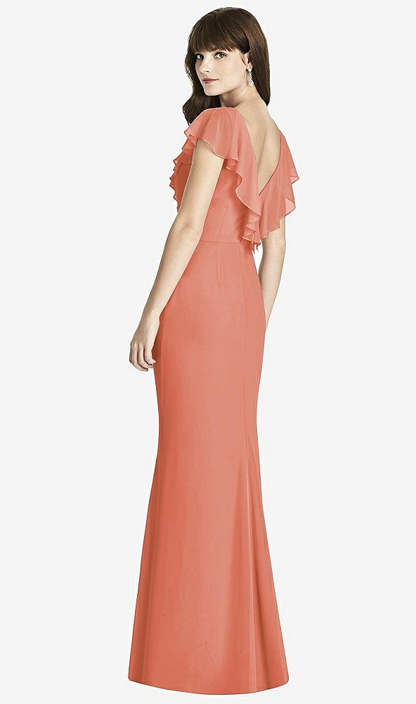 Back View - Terracotta Copper After Six Bridesmaid Dress 6779