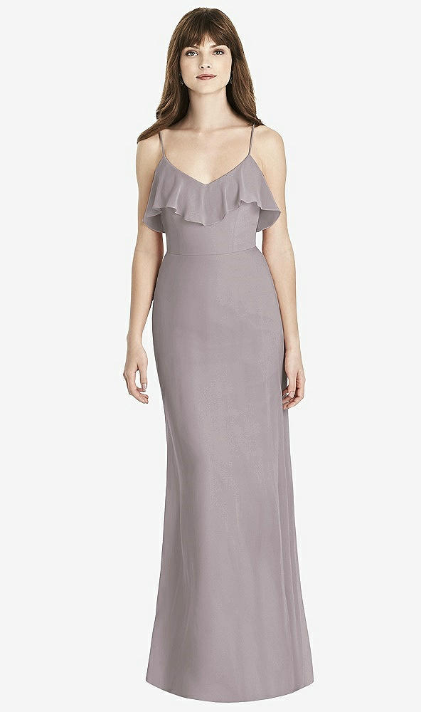 Front View - Cashmere Gray After Six Bridesmaid Dress 6780