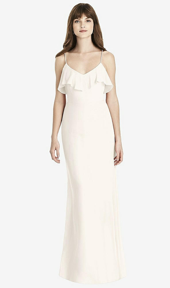Front View - Ivory After Six Bridesmaid Dress 6780