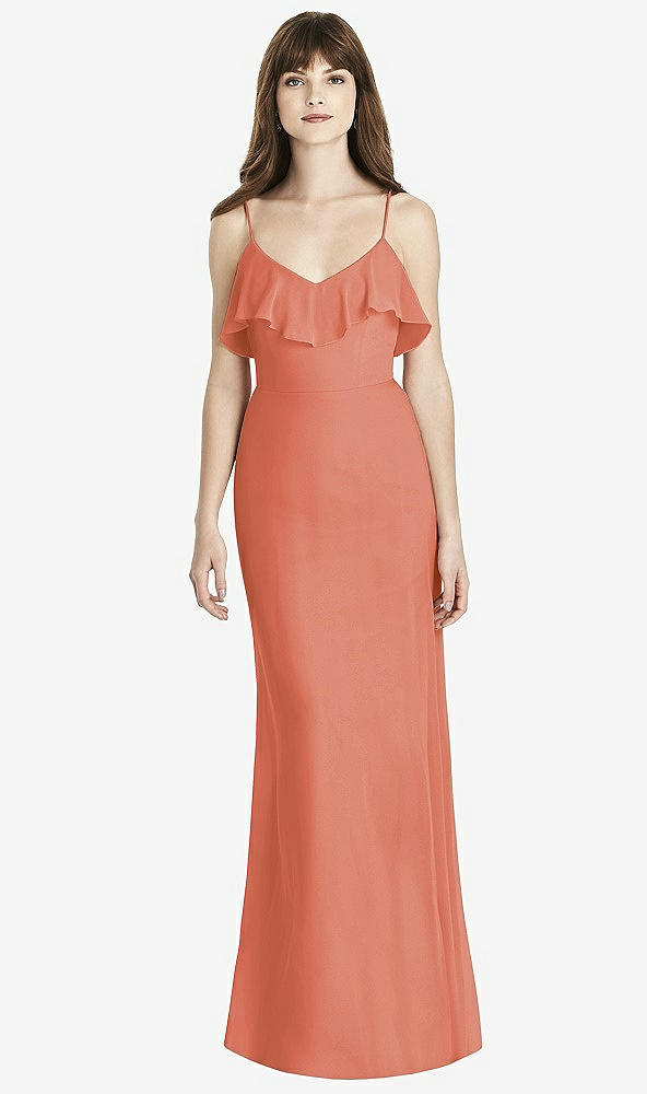 Front View - Terracotta Copper After Six Bridesmaid Dress 6780
