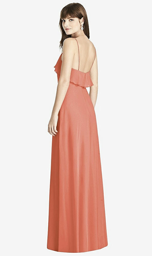 Back View - Terracotta Copper After Six Bridesmaid Dress 6780