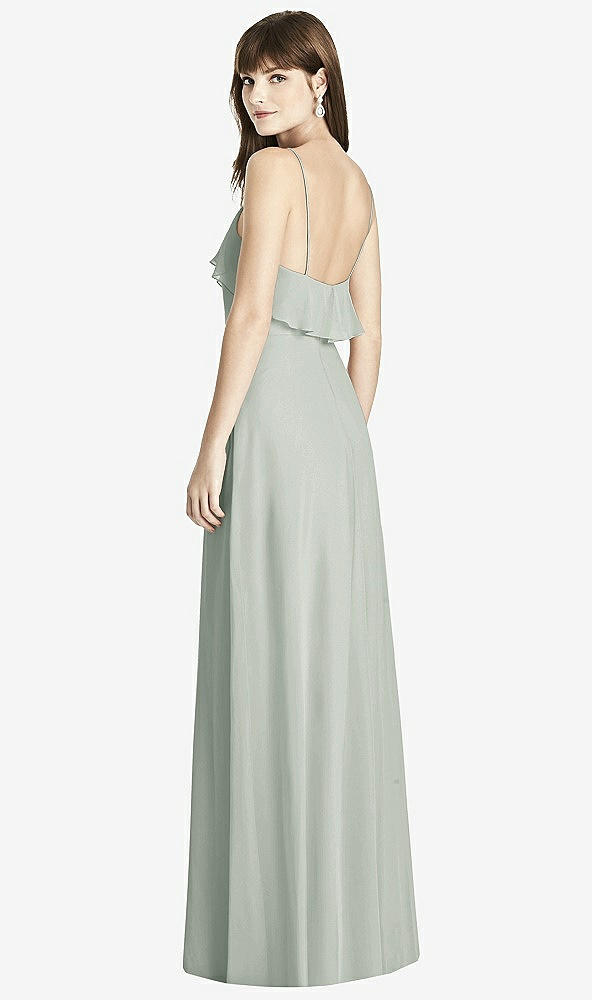 Back View - Willow Green After Six Bridesmaid Dress 6780