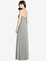 Rear View Thumbnail - Chelsea Gray Jeweled Twist Halter Maxi Dress