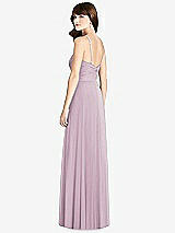 Rear View Thumbnail - Suede Rose Jeweled Twist Halter Maxi Dress