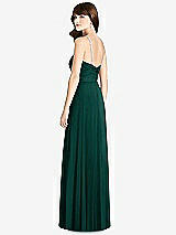 Rear View Thumbnail - Evergreen Jeweled Twist Halter Maxi Dress