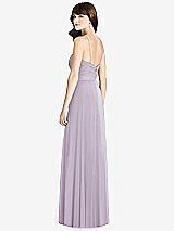 Rear View Thumbnail - Lilac Haze Jeweled Twist Halter Maxi Dress