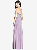 Rear View Thumbnail - Pale Purple Jeweled Twist Halter Maxi Dress