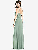 Rear View Thumbnail - Seagrass Jeweled Twist Halter Maxi Dress