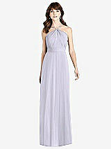 Front View Thumbnail - Silver Dove Jeweled Twist Halter Maxi Dress