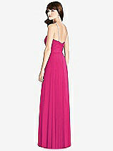 Rear View Thumbnail - Think Pink Jeweled Twist Halter Maxi Dress