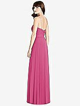 Rear View Thumbnail - Tea Rose Jeweled Twist Halter Maxi Dress