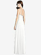 Rear View Thumbnail - White Jeweled Twist Halter Maxi Dress