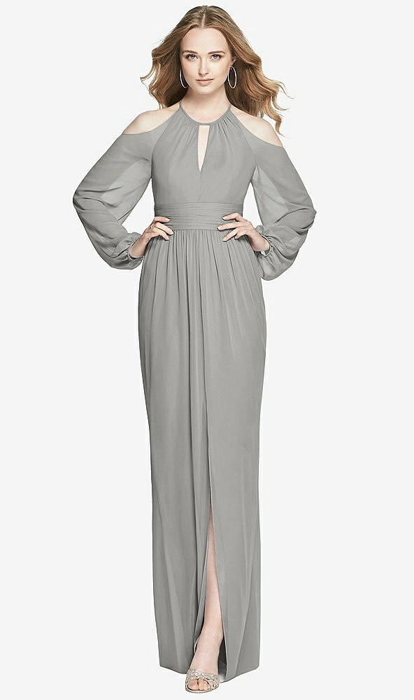 Front View - Chelsea Gray Dessy Bridesmaid Dress 3018