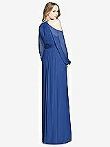 Rear View Thumbnail - Classic Blue Dessy Bridesmaid Dress 3018