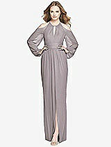 Front View Thumbnail - Cashmere Gray Dessy Bridesmaid Dress 3018