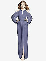 Front View Thumbnail - French Blue Dessy Bridesmaid Dress 3018