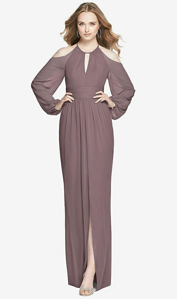Front View - French Truffle Dessy Bridesmaid Dress 3018