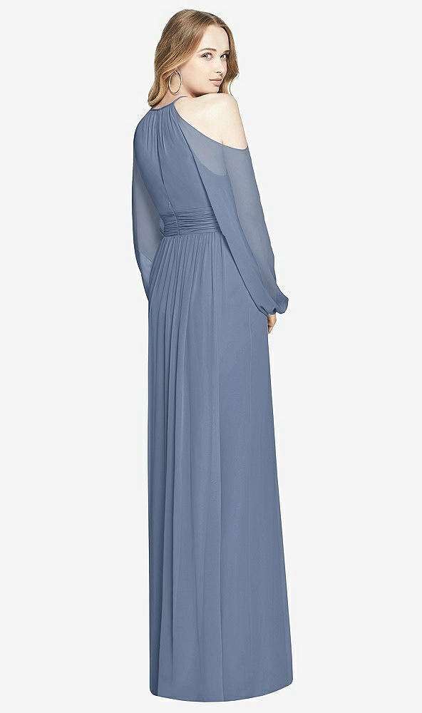 Back View - Larkspur Blue Dessy Bridesmaid Dress 3018