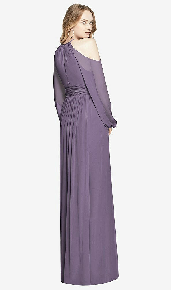 Back View - Lavender Dessy Bridesmaid Dress 3018