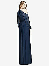 Rear View Thumbnail - Midnight Navy Dessy Bridesmaid Dress 3018